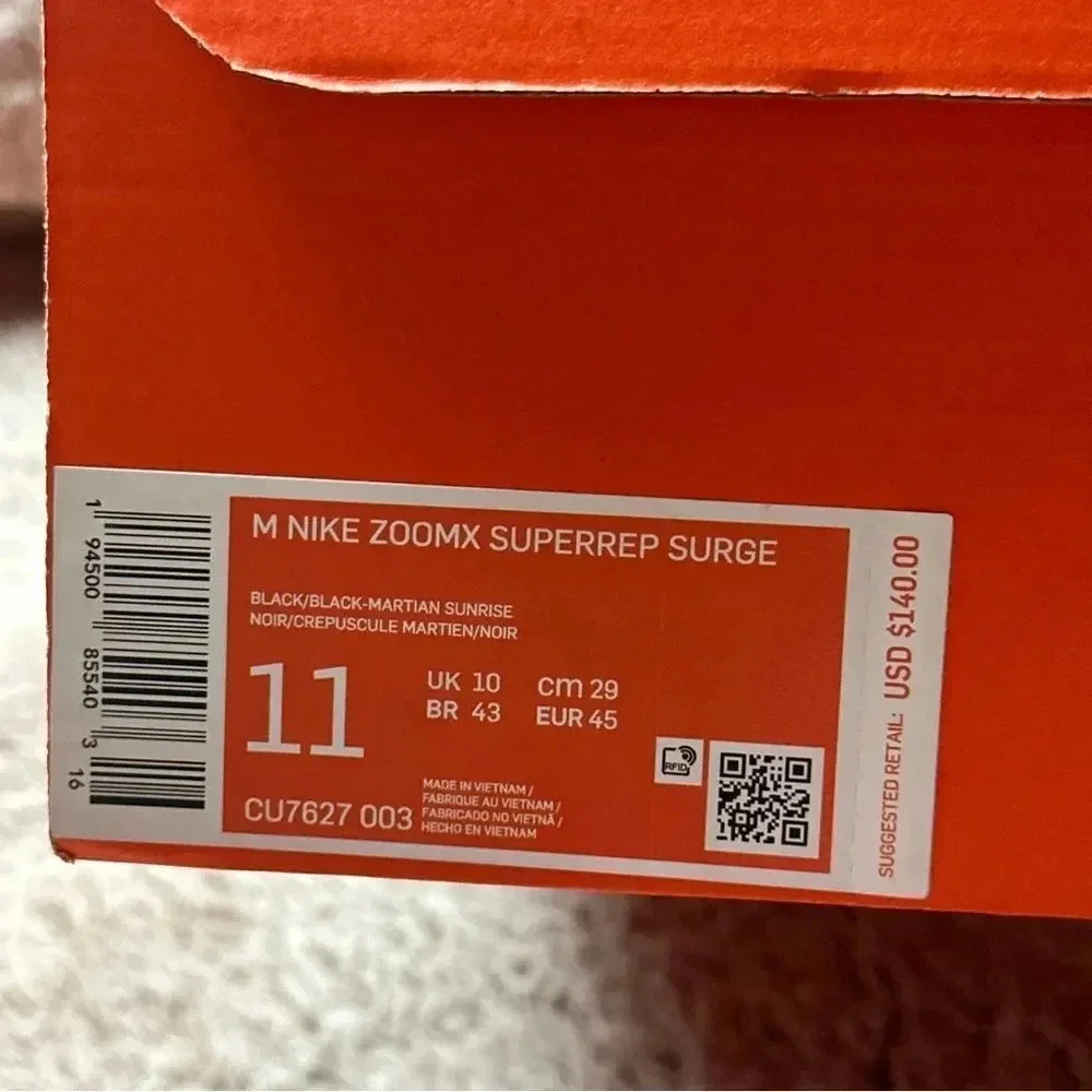 Nike Endurance Class ZoomX SuperRep Surge Shoes Sz 11 New